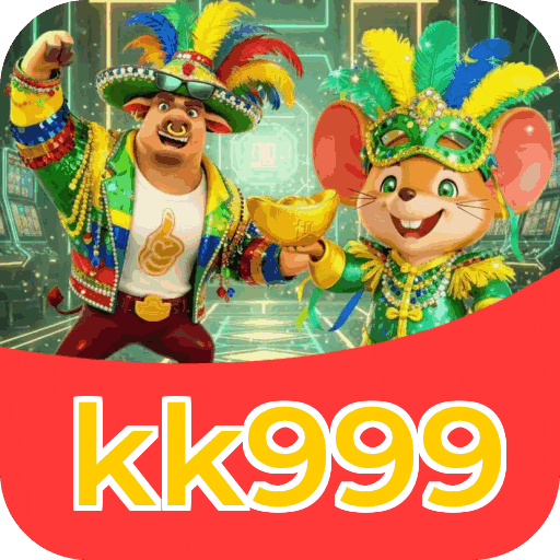 Interface do aplicativo kk999 mostrando jogos disponíveis no iOS e Android
